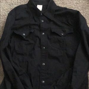 True Religion button up (black)
